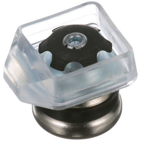 AllPoints 132400 - 13/16 in Square Chair Glide with Metal Base