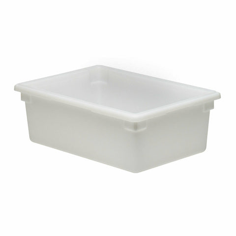 Cambro 18269P148 Poly Food Storage Box, 26" x 18" x 9\" Natural White, 13 Gallon