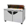 TST-48SD-N Turbo Air 48" 2 Door Refrigerated Sandwich/Salad Prep Table-Turbo Air