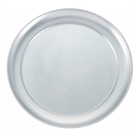 Winco APZT-7 7" Round Wide Rim Aluminum Pizza Pan