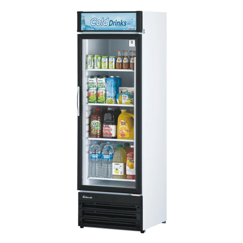 Turbo Air TGM-14RV-N6 One-Section Glass Door Refrigerated Merchandiser