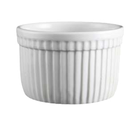 Vertex China RMK-6-P Market Buffet 6 oz Porcelain Fluted Ramekin