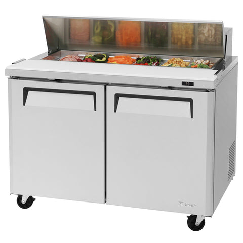 MST-48-N Turbo Air 48" 2 Door Refrigerated Sandwich/Salad Prep Table