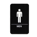 695635 Tablecraft 6" x 9" Men Restroom Symbol & Braille-Tablecraft Products