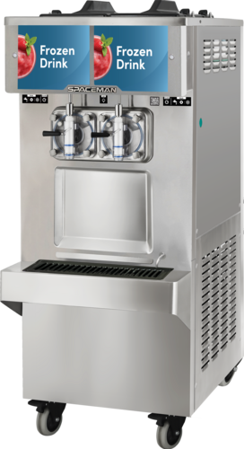 Spaceman USA 6795-CL Frozen Drink and Shake Machine, 2 Hopper Floor Model