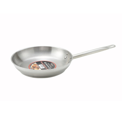 Winco SSFP-8 8" Commercial-Grade Stainless Steel Fry Pan