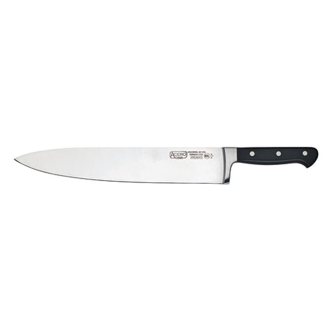 Kfp-120 Winco Chef Knife 12" Blade, Full Tang, Forged Pom Handle Acero-WINCO