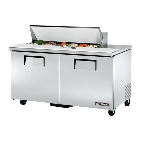 TSSU-60-12-HC True (12) 1/6 Size (4"D) Poly Pans, Sandwich/Salad Unit - Each