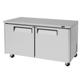 MUF-60-N Turbo Air 60" 2 Door Undercounter Freezer-Turbo Air