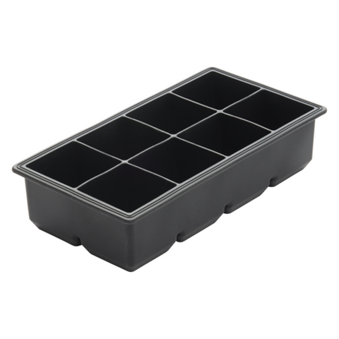 ICCT-8R Winco 8-Cube 2" Silicone Ice Cube Tray-WINCO