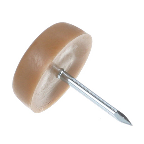AllPoints 1211039 Nail-On Furniture Glide, 3/4" Plastic Base - Each