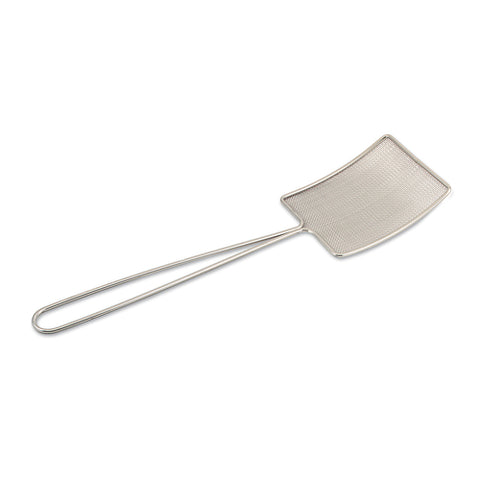 Browne USA Foodservice 997 Square Fine Mesh Skimmer, 5" x 6" Bowl, 17-3/4" Overall Length