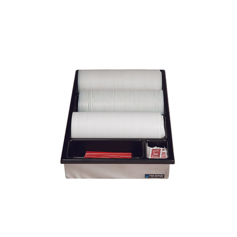 L2100 San Jamar Wide 4-Row Lid Organizer