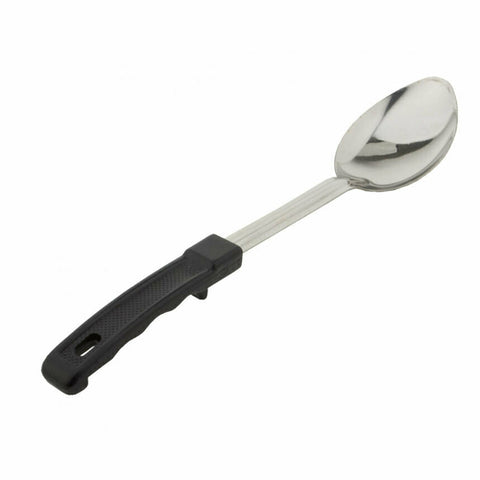 Libertyware PHS13 13" Solid Basting Spoon with Black Plastic Handle