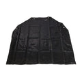 BA-LA Winco 44-1/2" x 37" Black Latex Bib Apron-WINCO