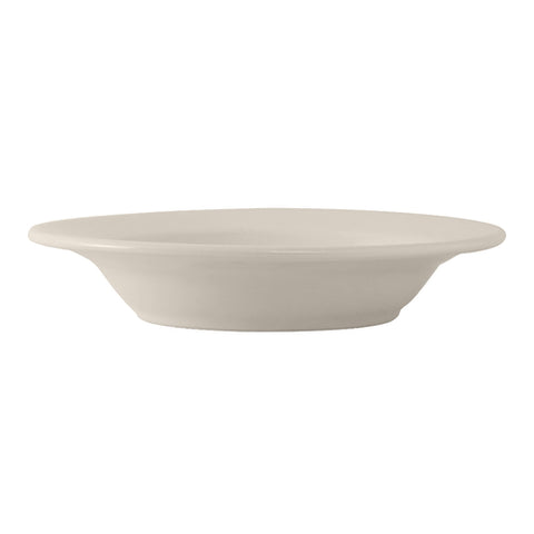 TRE-100 Tuxton Reno 13 Oz. Eggshell Wide Rim Rolled Edge China Pasta Bowl