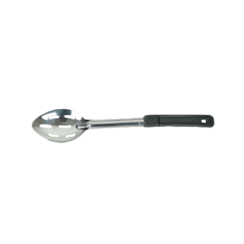 Thunder Group SLPBA312 15-Inch Slotted Basting Spoon with Black Bakelite Handle, Stainless Steel