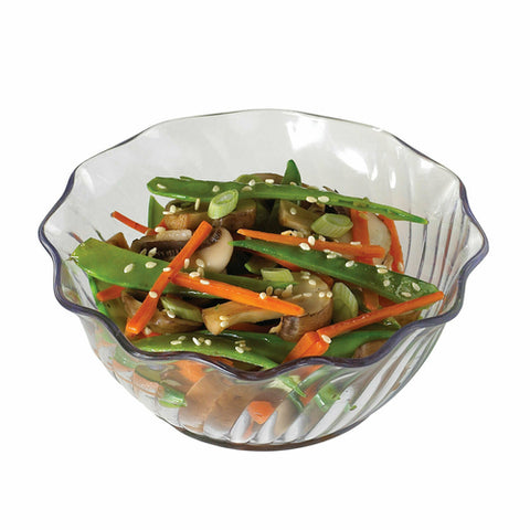 Cambro SRB13CW135 Camwear 13 oz. Clear Polycarbonate Swirl Bowl