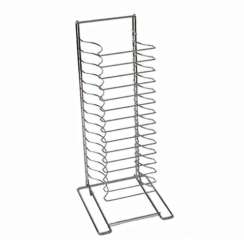 American Metalcraft 19029 15-Shelf Chrome-Plated Steel Pizza Pan Rack