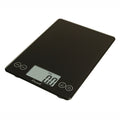 SCDG15BK CFS Brands Escali Black 15 Lb. Stainless Steel Digital Scale w/ Glass Platform-CFS Brands