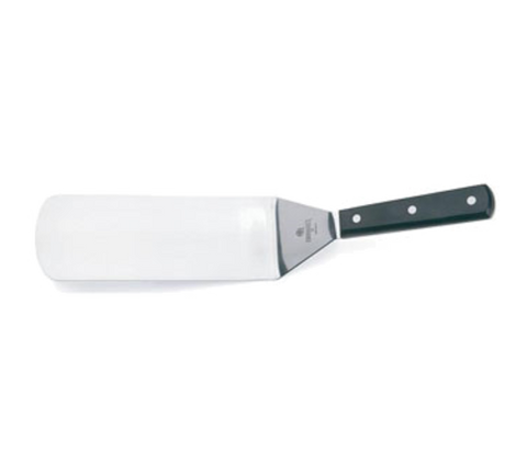 Mundial 4685BW Solid Stainless Steel Turner with Black Wood Handle