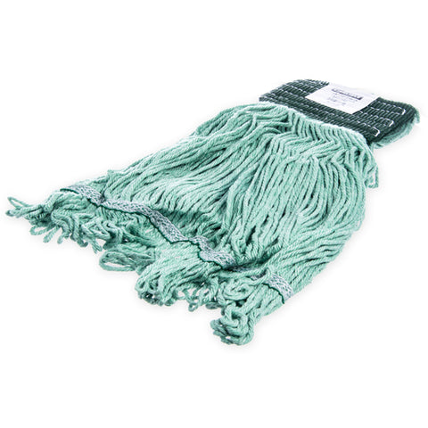 369478B09 Carlisle Medium Green Wet Mop Head-CFS Brands
