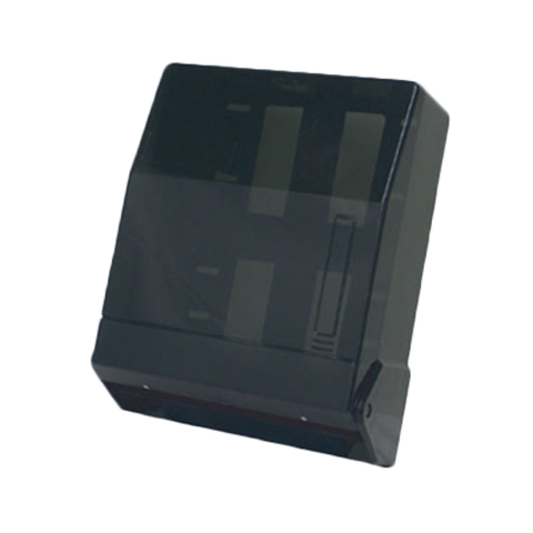 Thunder Group PLFTD395 Wall Mount Multi-Fold Paper Towel Dispenser, Black Transparent Plastic