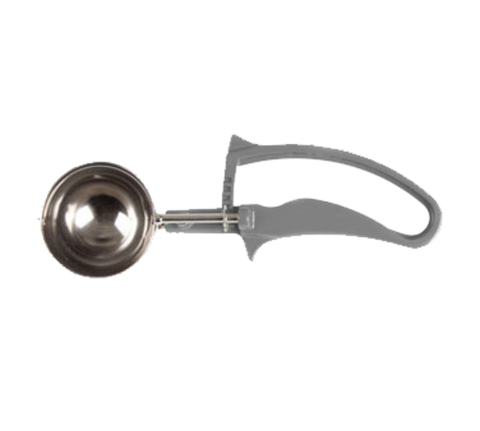 Thunder Group SLDS208G #8 Round Bowl Disher, 4 oz, Gray EZ Grip Handle