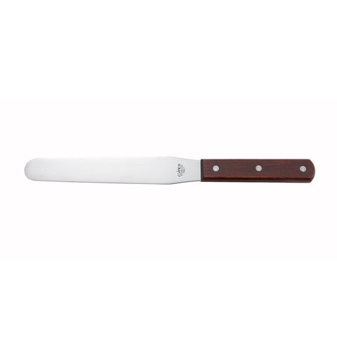 Winco TNS-7 Bakery Icing Spatula with Wood Handle, 7-7/8" x 1-1/4"
