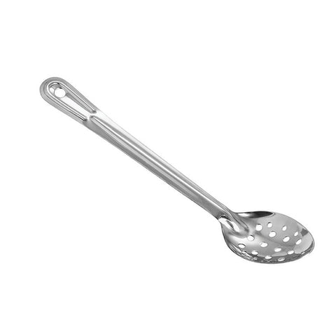 BSPT-13 Winco 13" Stainless Steel Perforated Basting Spoon-WINCO