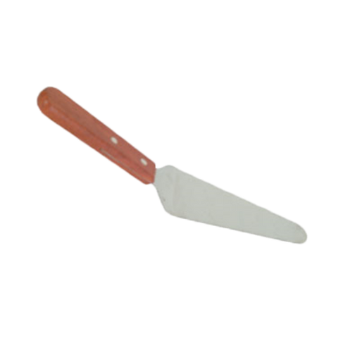 Thunder Group SLTWPS006 Pizza and Pie/Cake Server with 2-1/2" x 5" Blade and Wood Handle, Stainless Steel