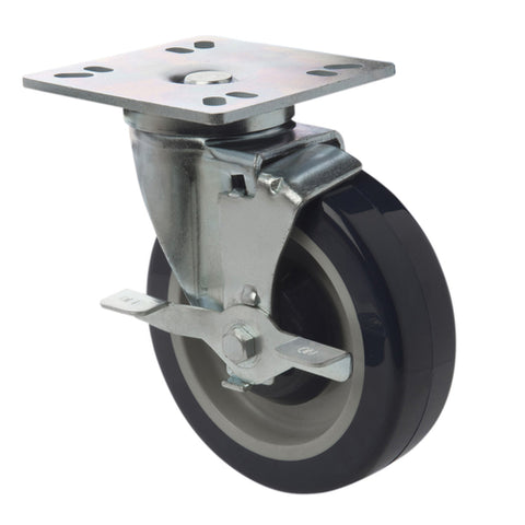 1880 Hospitality FPCST5HD 4-Inch Heavy-Duty Mounting Plate Universal Caster Set