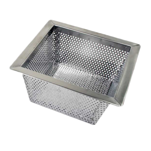 SLFDS510 Thunder Group 10" x 10" x 5" Stainless Steel Floor Drain Strainer