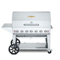 CV-MCB-48-SI 50/100-PKG Crown Verity 48" Mobile Outdoor Charbroiler Includes Roll Dome, Removable End Shelf, LP-CROWN VERITY INC.