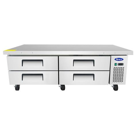 Atosa MGF8453GR Atosa Chef Base With Extended Top Two-section