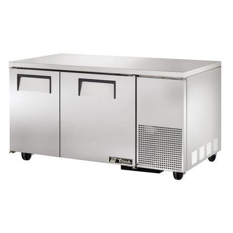 True Manufacturing TUC-60-32F-HC 2-Door Deep Undercounter Freezer with Hydrocarbon Refrigerant