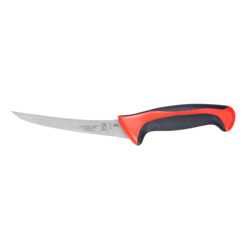 Mercer Culinary M23820RD Millennia Colors 6" Curved Boning Knife with Red Handle