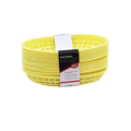 C1074Y Tablecraft 9-3/8" x 6" x 1-7/8" Yellow Plastic Oval Basket-Tablecraft Products