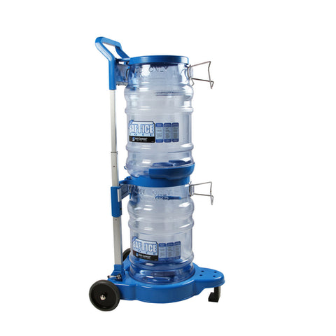 SICART60 San Jamar  Transports Up To (2) 6 Gallon Saf-T-Ice® Totes (Si6000), Saf-T-Ice® Cart - Each