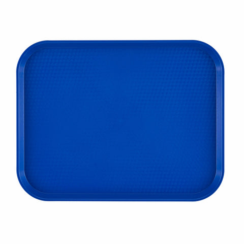 Cambro 1014FF186 10 x 14 Navy Blue Customizable Fast Food Tray