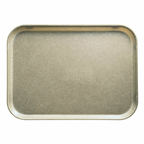 Cambro 1014FF104 10" x 14" Desert Tan Polypropylene Fast Food Tray
