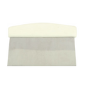 SLDS060P Thunder Group 6" x 4" Plastic Dough Scraper-Thunder Group
