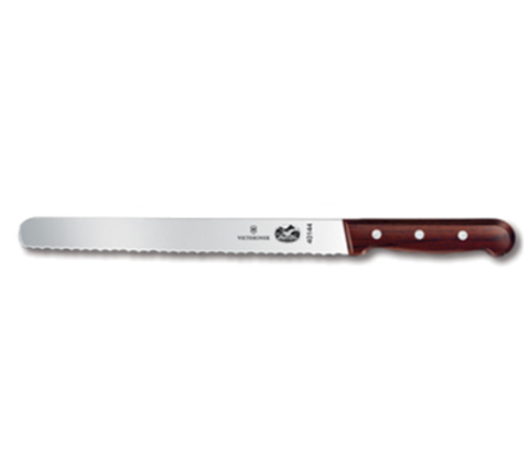 5.4230.25  Victorinox 10" Serrated Edge Roast Beef Slicing/Carving Knife w/ Rosewood Handle