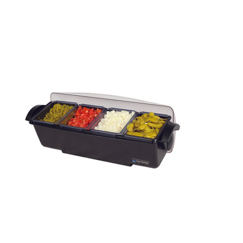 BD4004 San Jamar The Dome 12 Pint Bar Chillable Condiment Holder-CFS Brands