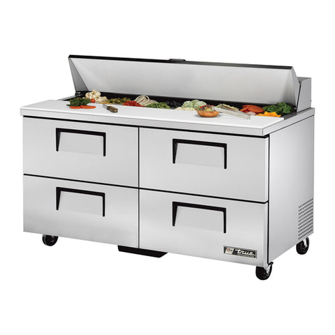 TSSU-60-16D-4-HC True 60" 4-Drawer Refrigerated Sanwich/Salad Prep Table