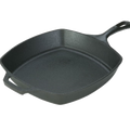 L8SQ3 Lodge 10-1/2" Square Pre-Seasoned Cast Iron Skillet-Lodge Manufacturing