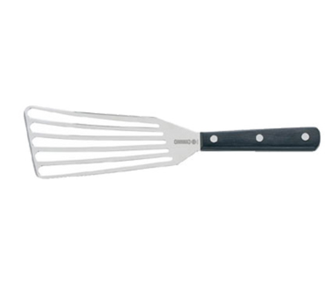 Mundial 4690BW Fish Turner - Slotted Stainless Steel Blade with Black Wood Handle