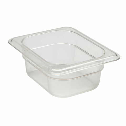 Cambro 82CW135 Camwear 1/8 Size Clear Polycarbonate Food Pan 2-1/2" Deep