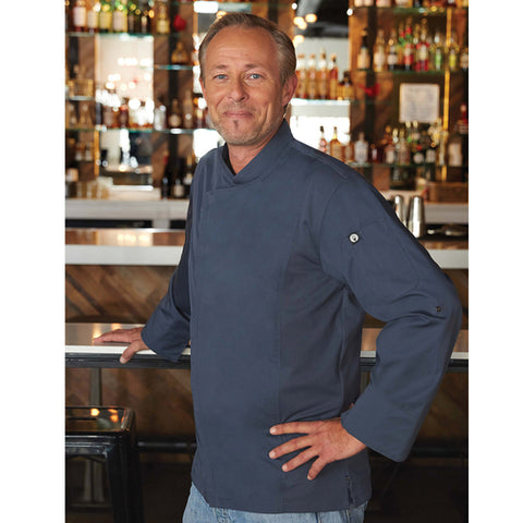 BCLZ008BLUM Chef Works Men's Single-Breasted Hartford Chef Coat-CHEF WORKS