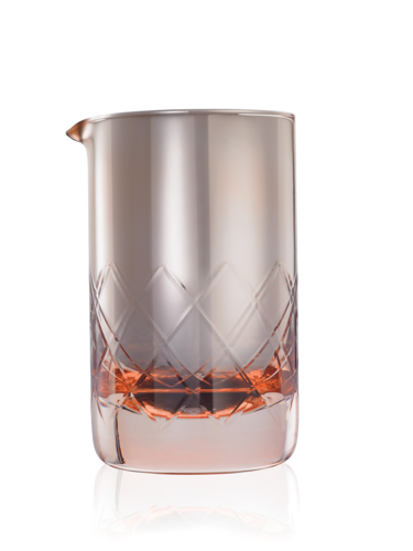 Mercer Culinary M37177RS Barfly 17 oz. Rose Mixing Glass